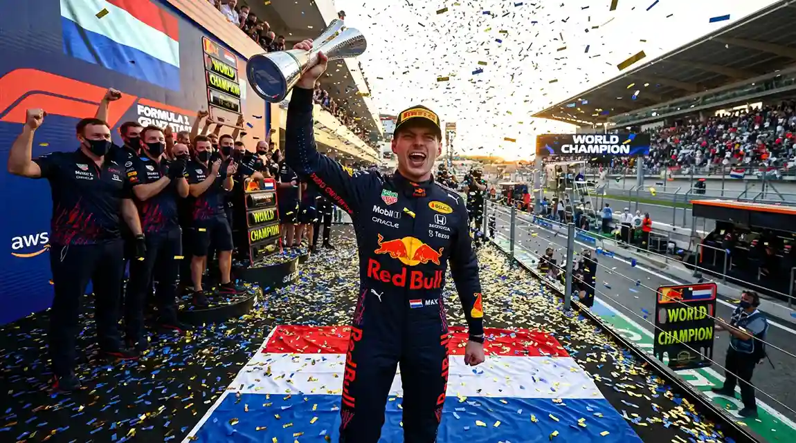 Lando Norris viert zijn wereldkampioenschap titel in 2025